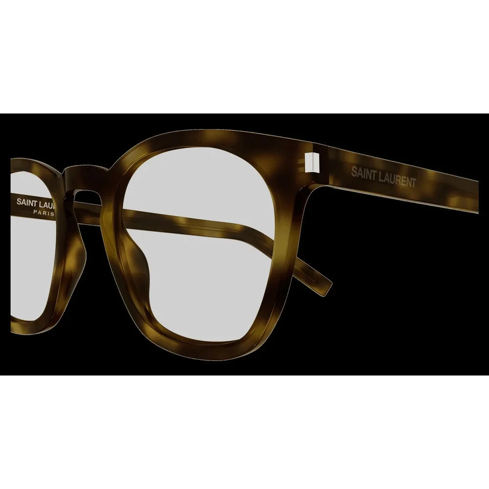 NWT Yves Saint Laurent SL-30-SLIM Havana Square 49mm Eyeglasses